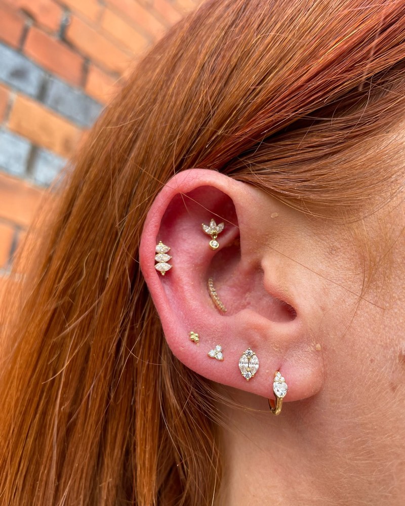 Piercing jewellery and ear styling, photograph 3