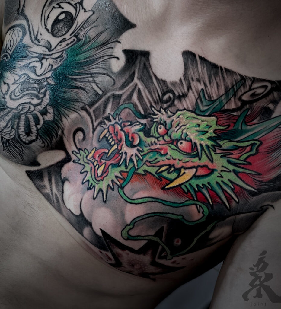 Colour tattoo from the Pierce of Ink portfolio
