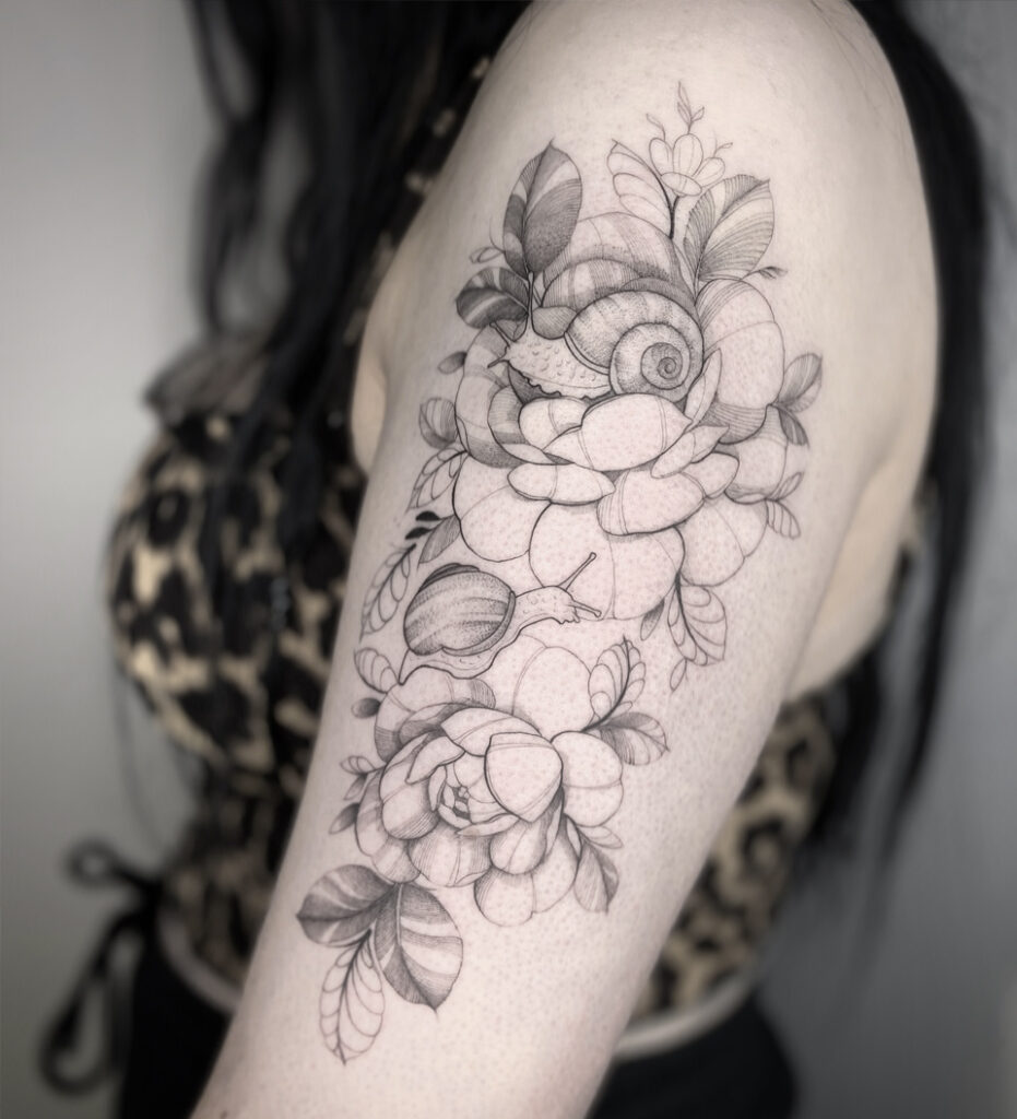 Fineline tattoo from the Pierce of Ink portfolio